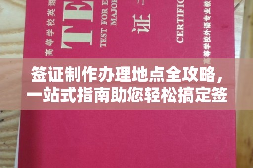 崇州签证制作办理地点全攻略，一站式指南助您轻松搞定签证