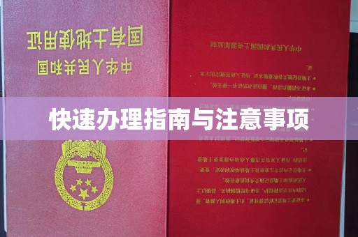 崇州快速办理指南与注意事项